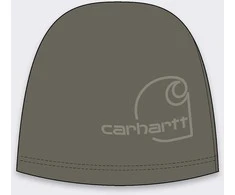 Carhartt Vilnonė, įspausta alyvuogių spalvos kepurė