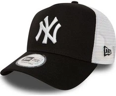 Kepurė New Era New York Yankees Hat Clean A Frame Trucker juodas ir baltas universalus (11588491)