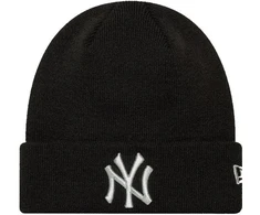 Kepurė NEW ERA NY Yankees MLB Metallic Cuff Knit Beanie Juodas