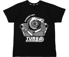 Kepurė SLIDE Marškinėliai T-Shirt TurboWorks Juoda XXXL