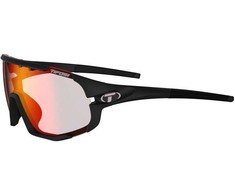 TIFOSI SLEDGE CLARION FOTOTEC matinės juodos spalvos akiniai (1 Clarion raudonas FOTOCHROM stiklas, šviesos pralaidumas 64%-14%) (NAUJI)