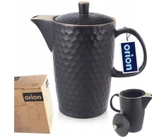 Orion Kavos ir arbatos puodelis TEA TIME 1,3 l juodas