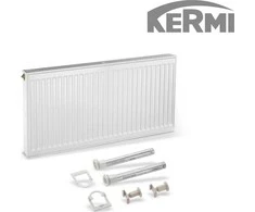KERMI V 33/300/600 kairysis radiatorius SU 629W KABIAMIS Plieniniai radiatoriai V33