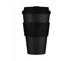 Gertuvė Kerr &amp; Napier Ecoffee Cup vientisų spalvų išsinešimo puodelis, 400 ml – juodas
