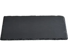 Kesper Padėklas Slate, su neslystančiomis kojelėmis, skalūnas, 40 x 30 cm, H 0,6/0,7 cm, vnt