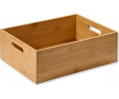 Kesper Medinė dėžutė su rankenomis, bambukinė