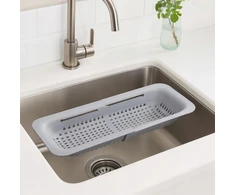 Kesper Indų džiovintuvas prie kriauklės KESPER, plastikinis, 36,2 x 20,2 x 6,5 cm, pilkas