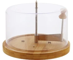 Kesper Sūrio pjaustyklė su dangčiu, Ø 22 cm, bambukinė