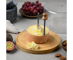 Kesper Sūrio pjaustyklė su dangčiu, Ø 22 cm, bambukinė