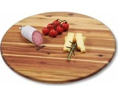 Pasukamas užkandžių padėklas iš akacijos medienos, Ø 40 cm, Kesper