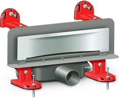 Kessel Scada Wave linijinis nutekėjimas su sieninėmis grotelėmis su LED apšvietimu 30cm (48003.43)
