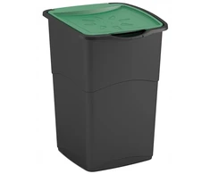 Keter CURVER ŠIUKŠLIADĖŽĖ „KORAL BIN” 47L /JUODA/ GELTONA