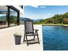 Keter Garden chair Aruba pilkas