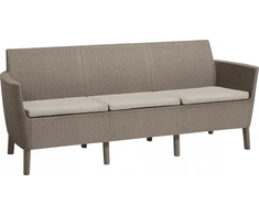 Keter Salemo 3 Seater Sofa beige