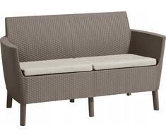 Keter Garden sofa for two Salemo 2 Seater Sofa beige