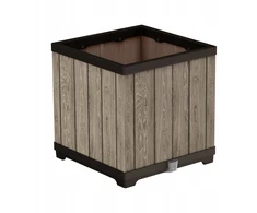 KETER 262635 garden planter ashwood