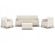Keter Sodo baldų komplektas Scandi Forma 3 Seater Set pebble pilkas/light beige