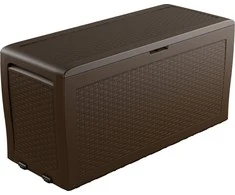 Keter Samoa Rattan sodo dėžutė 270L ruda