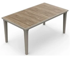 Keter Sodo stalas Deco Futura uosio medienos atspalvio/žalias (8711245163505)