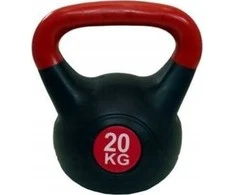 Kettlebell Hanteliai KETTLEBELL VINILO SVORIS 20 KG