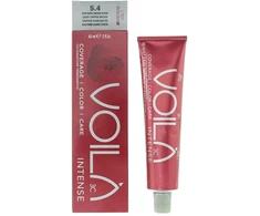 Intercosmo Voila 3C Intense Permanent Hair Dye 5.4 Light Copper Brown, 60 ml