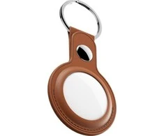 KeyBudz KeyBudz AirTag Keyring - Odinis apsauginis dėklas AirTag 2-pack (Tan)