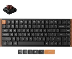 Klaviatūra žaidimams Keychron K3M-F3 75% Brown Switch RGB Hot-Swap