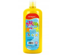 „Keyroad“ akriliniai dažai „KEYROAD“, 1000 ml, butelis, geltoni