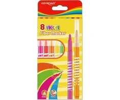Flomasteriai Keyroad, 8 neoninių spalvų