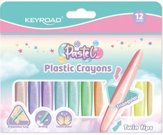 Keyroad pasteliniai kreideliai, 12 vnt.
