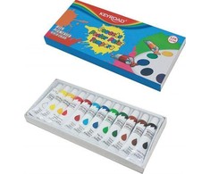 Temperiniai dažai Keyroad, 12 spalvų, 12 ml