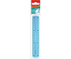 Elastinga 15 cm liniuotė Keyroad, įvairių spalvų