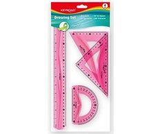 Keyroad Liniuočių rinkinys Flexible, 4 vnt.