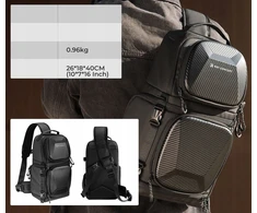 Kuprinė Kf Fotografinė kuprinė Foto 10L Sling Crossbody K&amp;F DSLR kamerai / KF13.176 / Juoda