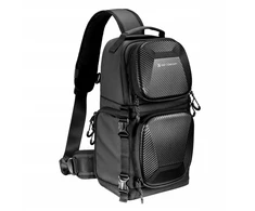K&amp;F 10L Sling Crossbody foto kuprinė DSLR fotoaparatui / KF13.176 / Juoda