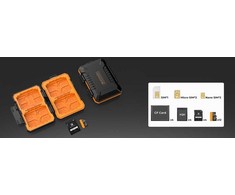 Dėklas Case Pancerne / Vandeniui Atsparus Kortų Pamięci TF Micro SD XQD CF / SIM kortoms - K&amp;F Concept / KF31.080