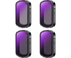 Rinkinys Filtrów K&amp;f Szarych Nd 4w1 Nd4 Nd8 Nd16 Nd32 Do Dji Osmo Pocket 3 / Sku.2093