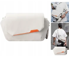 Kf fotografių foto video krepšys K&amp;f Sling Urban Wander 10 l fotoaparatui kamerai Sling Bang / Kf13.213v1 / Balta (SB11514)