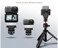Kf Magnetinė greitoji jungtis laikiklis skirtas DJI Osmo Action 6 / Nano / 1/4'' sriegis + ISO / KF12.0035