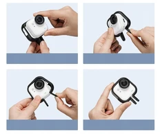 Kf Montavimo rėmelis Korpusas Frame Mount skirtas Insta360 Go Ultra su adapteriu 1/4'' / Kf12.0020 (SB11895)