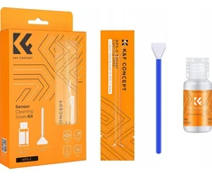Valiklis Fotoaparato Valymo Rinkinys - K&amp;F Concept APS-C Jutiklio Valymo Rinkinys 10 Šluostės 20ml Skysčio