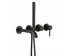 KFA 5039-411-81 / KFA / MOZA / Rinkinys WANNOWY PODTYNKOWY Z BATERIĄ 3-OTW, 2-FUNK Juodas /