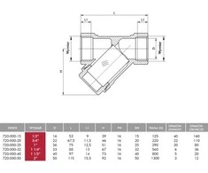 KFA 6 / 4 "720- 000- 40 settler filtras