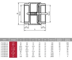 KFA Atgal ventilis 5 / 4 "(710- 000- 32)