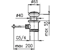 KFA Automatinis montavimas 5 / 4 "mažas chromas (660- 054- 0)