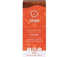 Augaliniai auksinės vario spalvos plaukų dažai Copper, Khadi Naturprodukte, 100g