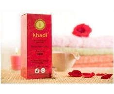 Augaliniai plaukų dažai oranžinė-sodriai raudona Pure Henna, Khadi, 100g