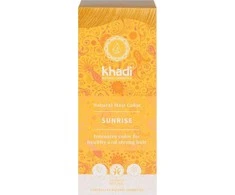 Augaliniai šviesių bei žilų plaukų dažai Sunrise, Khadi, 100g