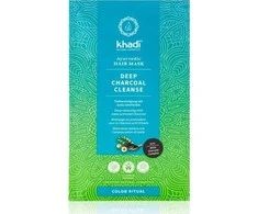 Ajurvedinė plaukų kaukė Deep Charcoal Cleanse, Khadi, 50g