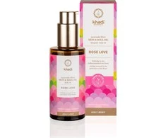 Kūno ir veido odos aliejus Rose Love Beauty Eliksyras, Khadi, 100ml